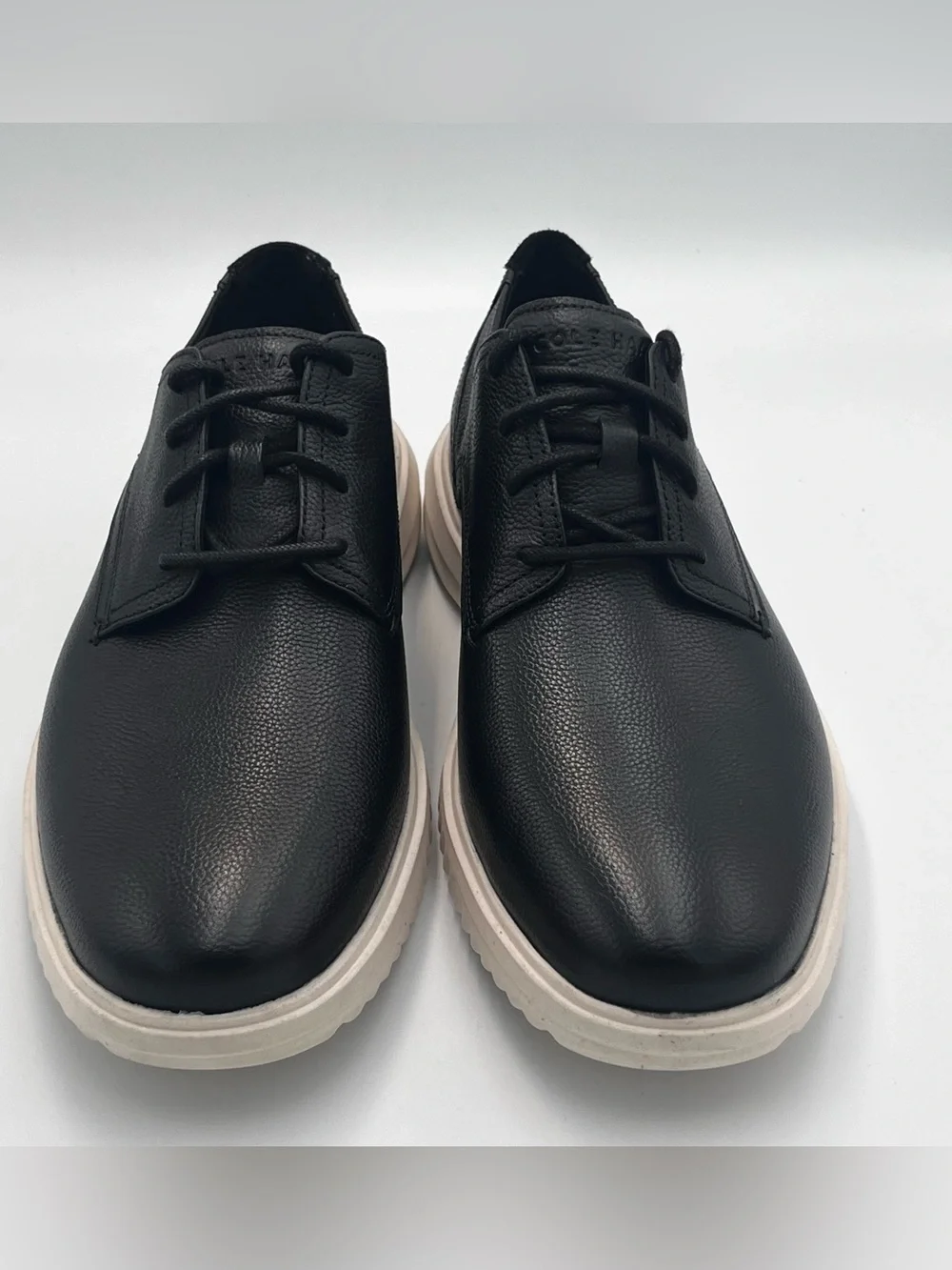 Cole Haan Grand Leather Lace-Up Oxford Shoes Black Men’s 8.5 M